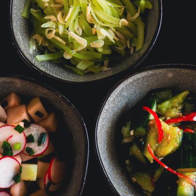 various pickles